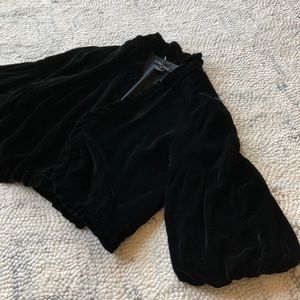 Bell sleeved velvet Karen Kane!